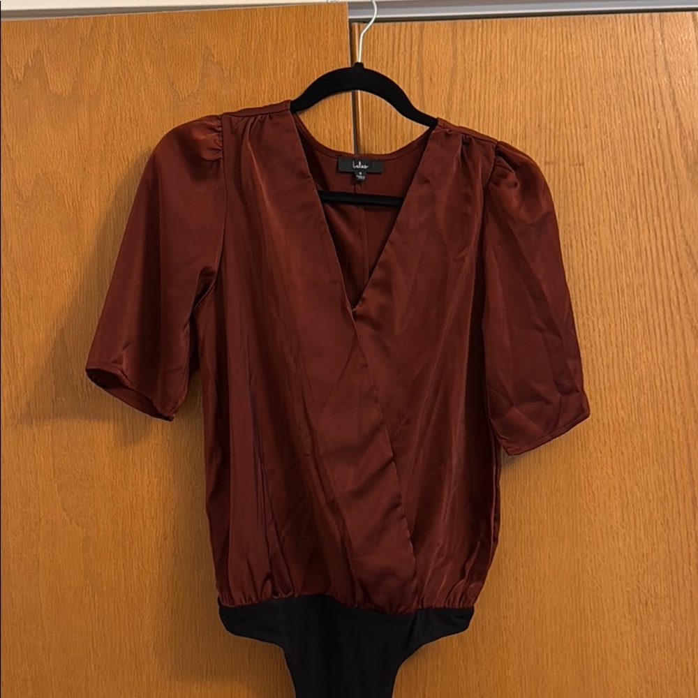 Lulus satin body suit